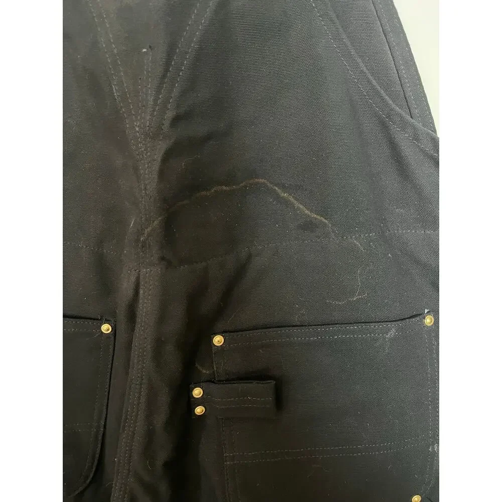 Carhartt | Firm Duck Insulated Bib Overalls Black 38 x 30